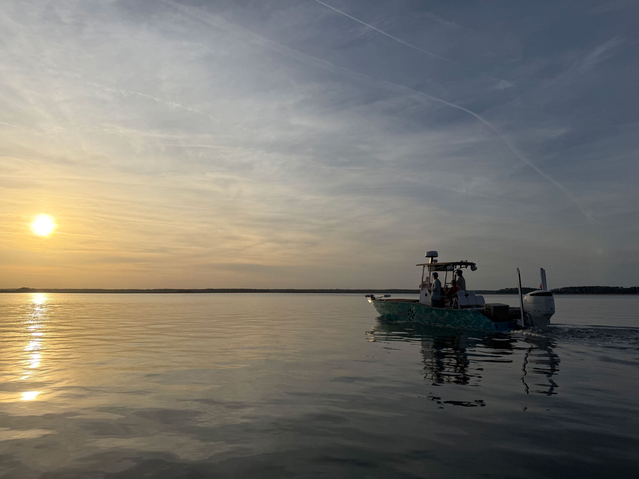 24′ Nerowalker Captain Matt and his tour drifting into the sunset.