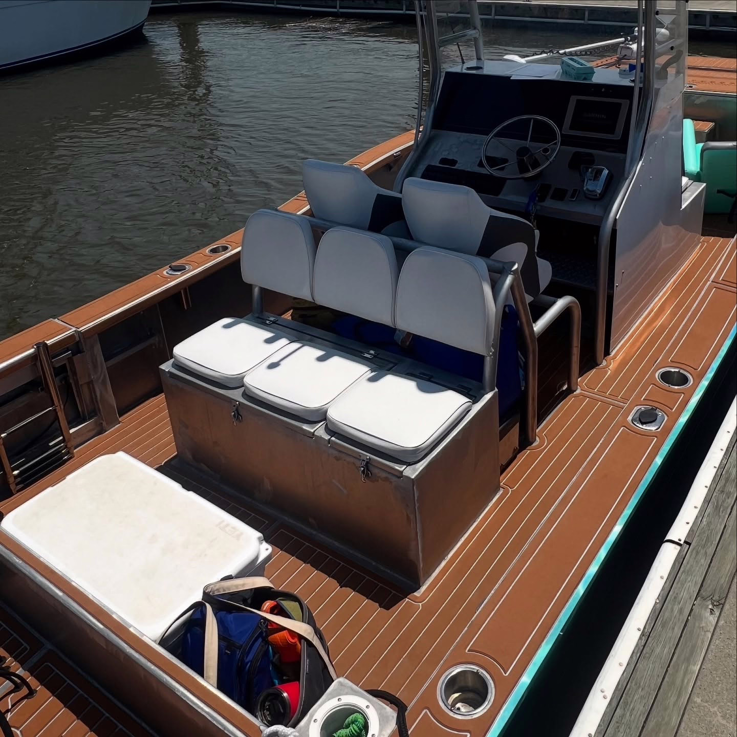 Center console and additional seating