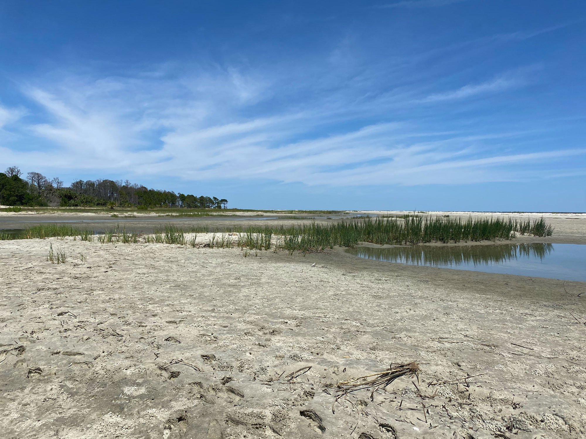 Desolate beach, Little Tybee Island