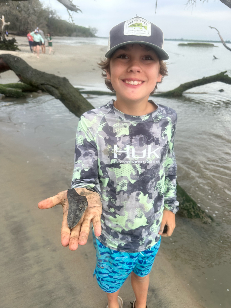 School trip 26 School trip hunting for fossils • Low Country Drifters, Savannah Boat Tours