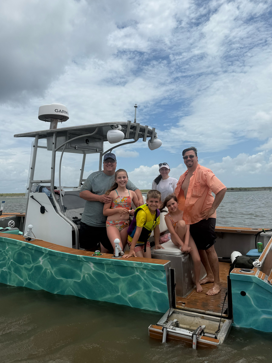 Crew on Captain Matt’s Boat 26 Shark Tooth Hunting with Captain Matt • Low Country Drifters, Savannah Boat Tours